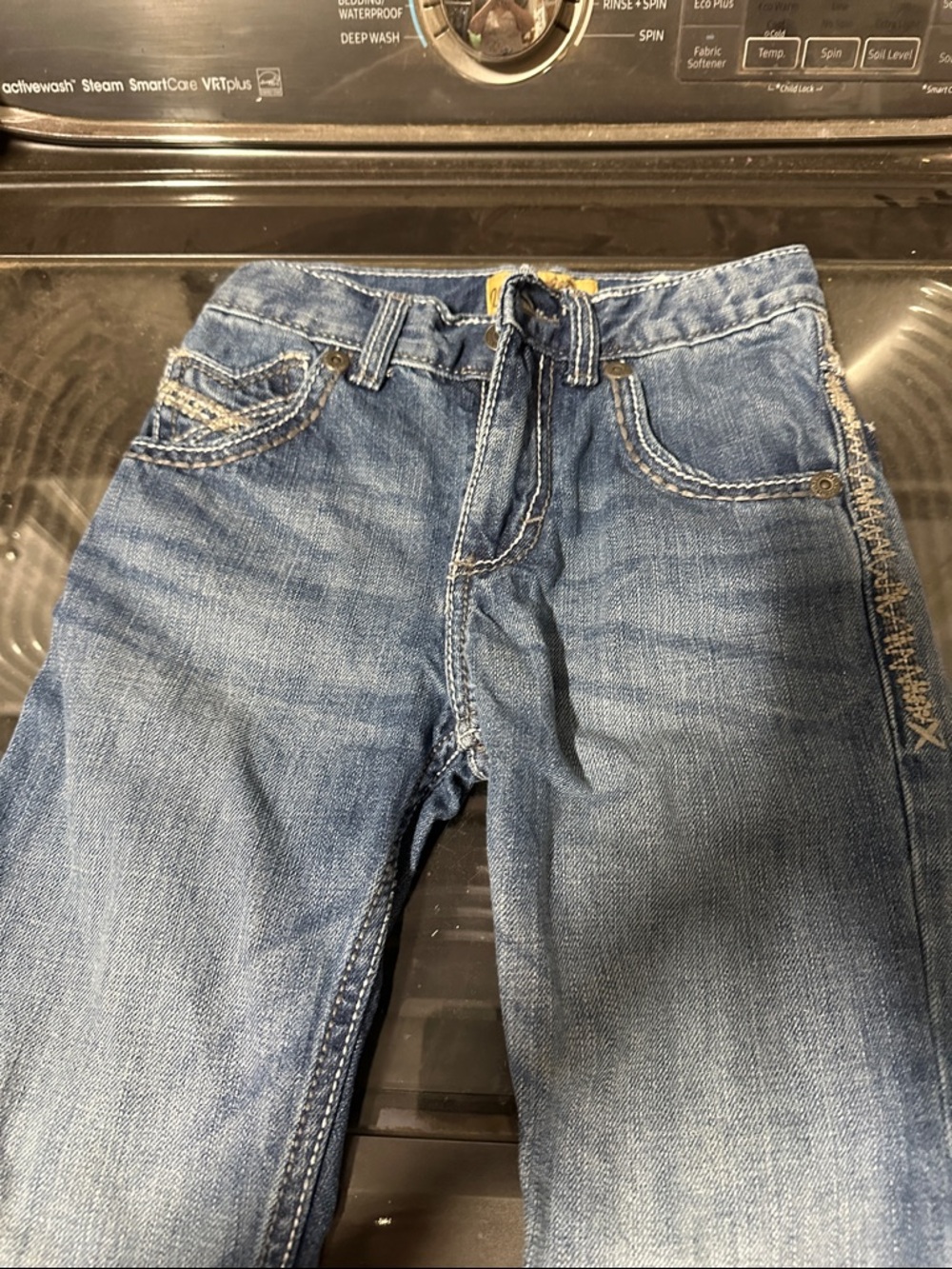 Boy’s (10 slim) Classic Blue Denim Jeans - Casual Straight Fit